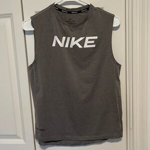 Boys Nike Pro Gray Dry-fit Tank Top Size XL